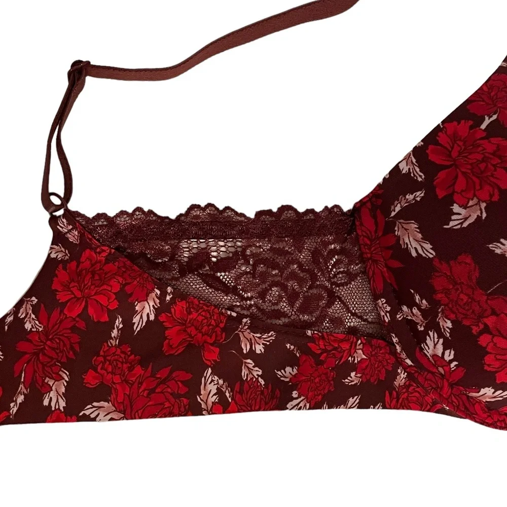 Adrienne‎ Vittadini Floral Lace Padded Bra NWT Size34 C